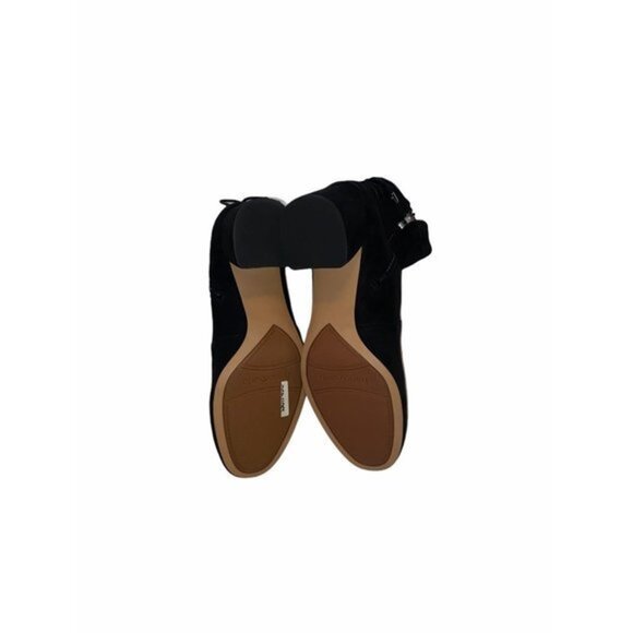 Franco Sarto Women’s Black Block Heel Ankle Boots With Side Zipper L-Josey - Picture 7 of 12